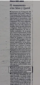 Columna del Heraldo de Aragón en la que aparece una noticia sobre José Cano en la que destacan su viaje a Valencia para acudir al IV Congreso Dental Español celebrado en 1907.